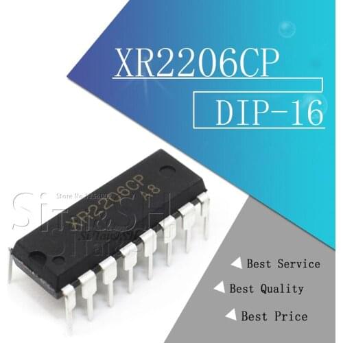 1PCS XR2206CP DIP16 XR2206 DIP 2206CP DIP-16 new and original IC