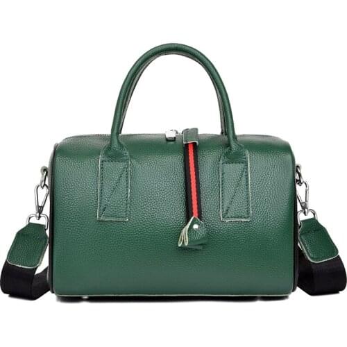 100% Genuine Leather Shoulder Bag Womens bag Fashion Luxury Brand Women Handbags High Quality Soft Cowhide Female Messenger Bag