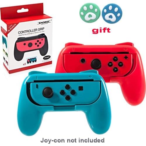 2Pcs Left and Right Hand Grips Controller Joystick Grips Racing Steering Wheel for Nintendo Switch NS
