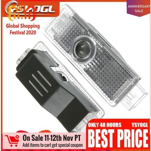 2020 2X For TOYOTA Led Car Door Welcome Light For Toyota Raum Picnic Matrix Mark II Caldina Yaris Auris Prado