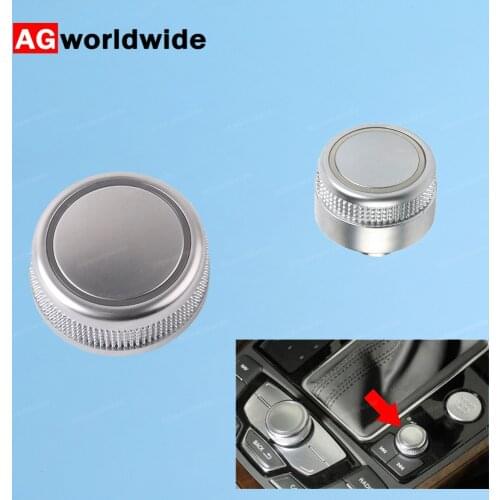 4G0919070 MMI Radio Volume Knob Rotary Button Switch & Menu Switch Setting Cover Cap For Audi A6 Allroad Quattro C7 A7 2012