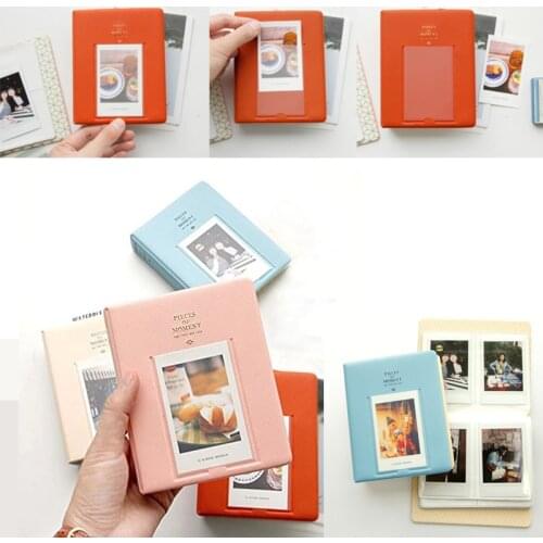64 Pockets Polaroid Photo Album Mini Instant Picture Case Storage For Fujifilm Instax Mini Film 8 Korea Instax Album Candy Color