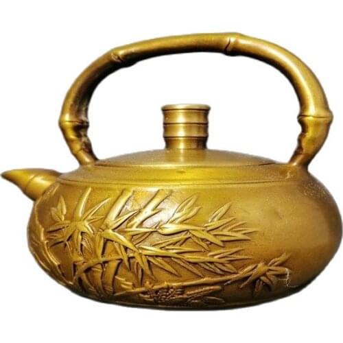 Antique Brass wine pot, teapot decoration, home decoration, creative decoration