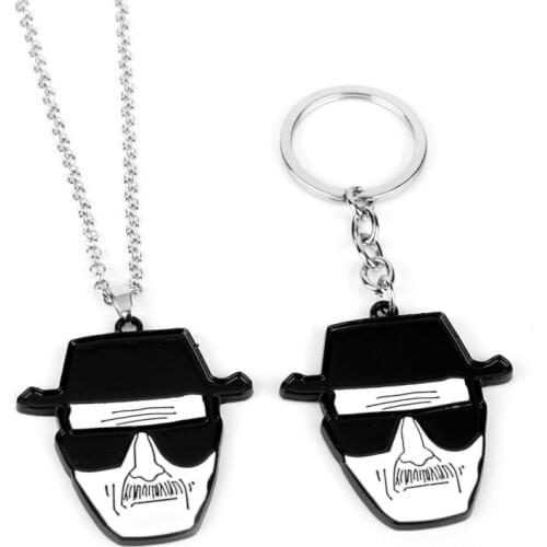 Breaking Bad Key Holder Walter White Key Chain Metal Keychain Metal Pendant Keyring Charm Chaveiro Men Women Jewelry Gift