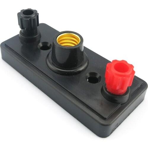 Physical experiment bulb holder (black) in a small lamp holder series parallel experiment teaching instruments and electronic pr
