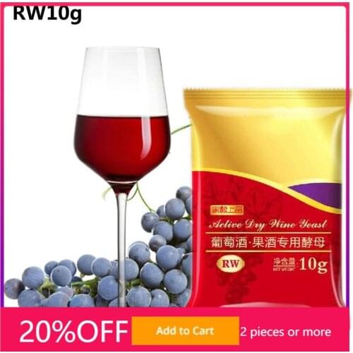 RW Red Wine Yeast 10G Active Dry fermentation distillation distiller home Koji fermentation for grapes