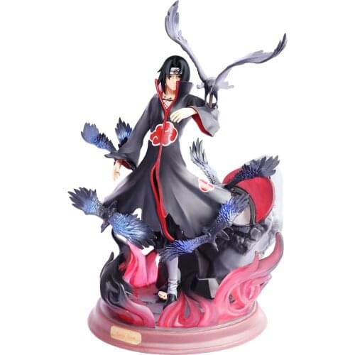 29CM GK Ltachi Uchiha Naruto Action Figure Model Doll Kawaii Anime Figure Anime Childrens Gifts Naruto