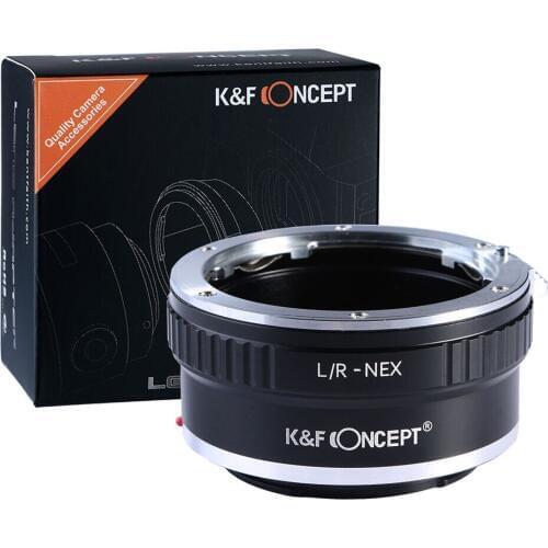 K&F Concept adapter for Leica R to mount lens Sony NEX E mount Alpha A6400 A6300 A7R2 A3000 A7R3 A7R A6000 Camera