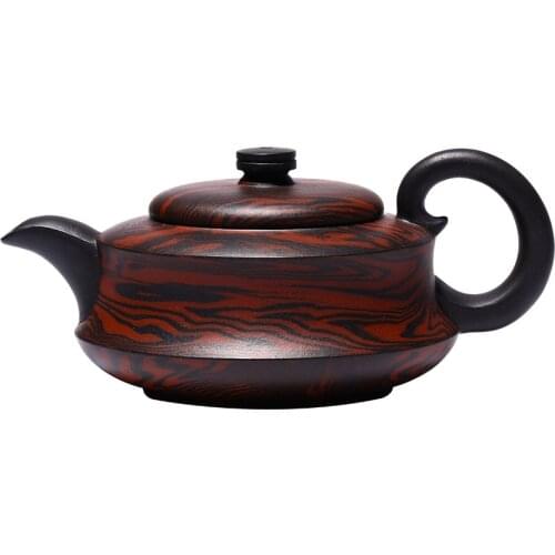 Creative Purple Clay Pot Fully Handmade Feihong Teapot Body Clay Household Tea Set Kung Fu Tea Set Household Teapot