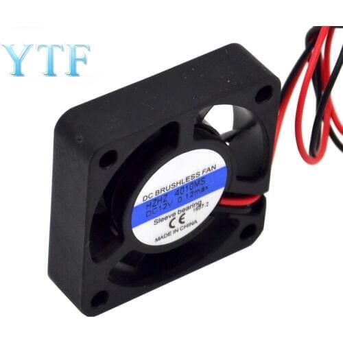 3D printer Micro Cooling Fan 12V 24V Single Ball Oil Bearing Bearing Fan 3010 4010 Ultra Silent Small Fan