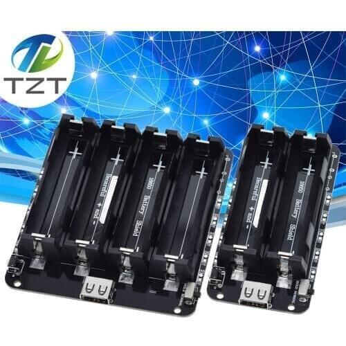 Two Voltage 18650 Lithium Battery Shield V8 Mobile Power Expansion Board Module 5V/3A 3V/1A Micro USB For Arduino ESP32 ESP8266