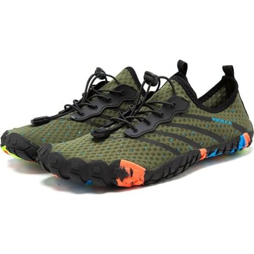 Men Women Hiking Shoes Climbing Mountain Wear-Resistant Amphibious Shoes Non-Slip Fishing Outdoor Sport Sneakers Quick Dry Shoes