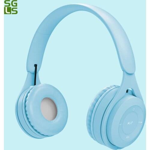 Over-Ear Headphones wireless headphones earphones sport Earphone 3D Stereo Earphone With Mic Over-Ear Headset Support TF Card