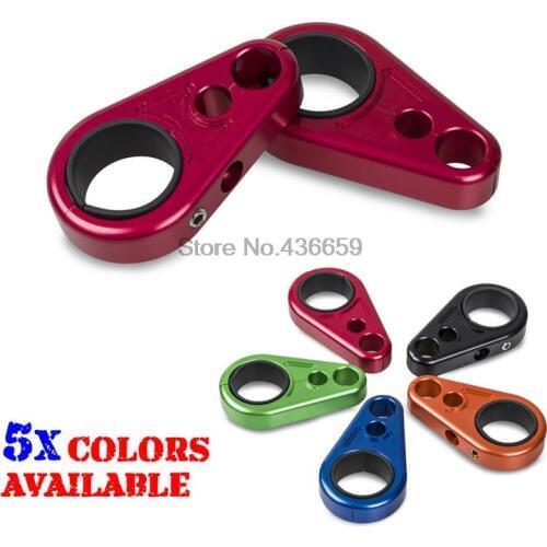 NICECNC Hose Clamp Holder Brake Line Clamps For Honda TRX 250R 350 450R FourTrax ATC Kawasaki KFX 400 700 Bayou 300 For KTM 525