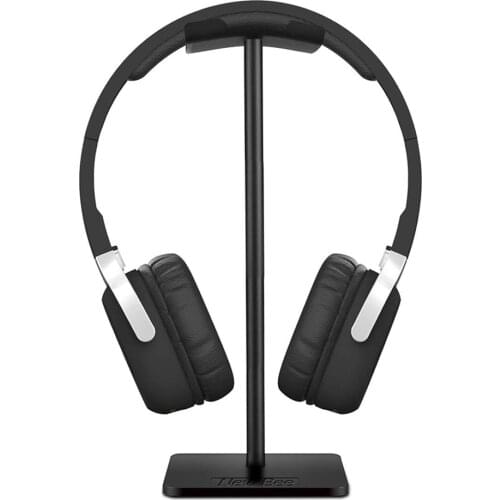 Headphone Stand Headset Holder With Aluminum Supporting Bar Flexible Headrest ABS Solid Base for All Bose Headphone Serials Size