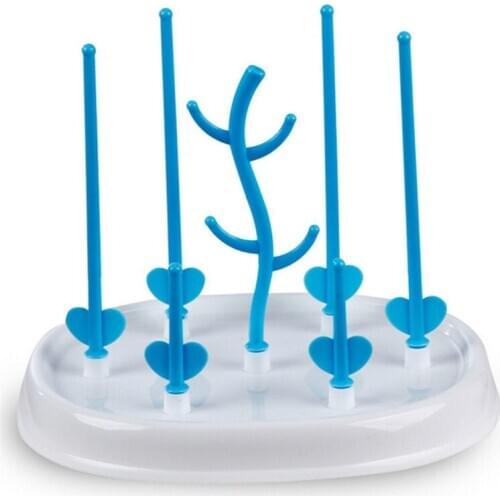 Useful Baby Bottle Dryer Rack simple tree shape Cleaning Drying Rack Shelf Kitchen Feeding Holder Tools