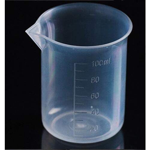 Practical 100ML Transparent Cup Scale Plastic Measuring Cup Measuring Tools for Home Baking Kitchen Tools
