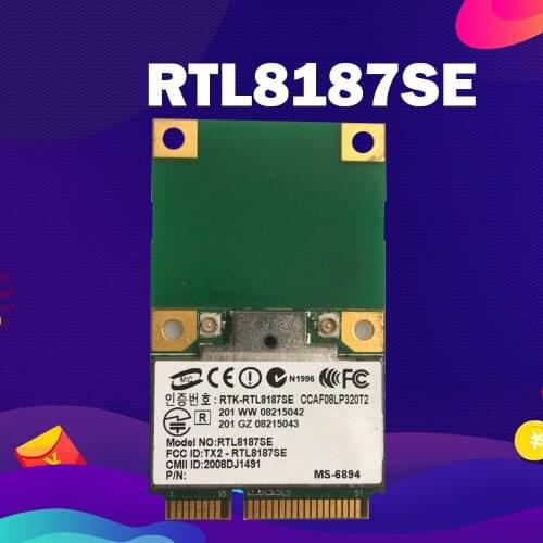 Realtek RTL8187SE RTL8187 54Mbps Mini PCI-express Wlan Wireless Card