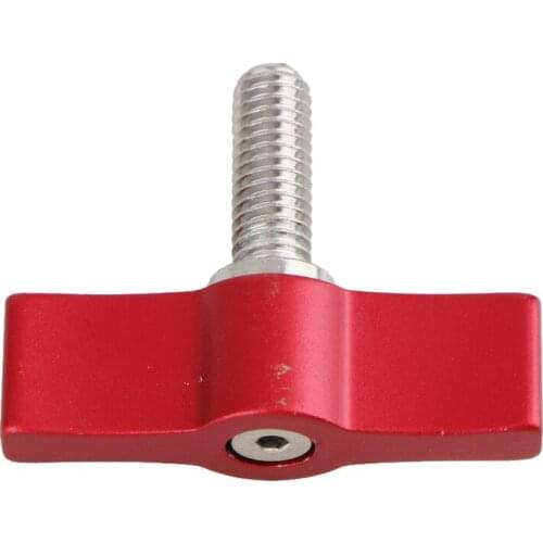 Aluminum Alloy Knob M6x17mm Hand Tightening Thumb Screw For Camera Rod Clamp