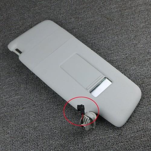 Gray 3B0857551Left Front Sun Visor Panel With Makeup Mirror For VW Beetle Golf Jetta MK4 Passat B5 Skoda 1998-2013