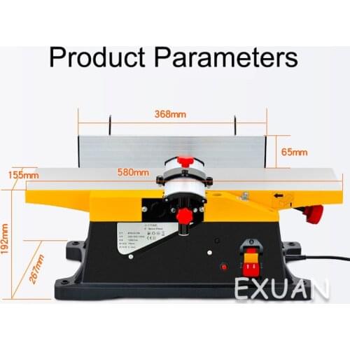 Planer Table Woodworking Planer Household Electric Tools Multi-Function Electric Planer Small Planer Table Planing Planer