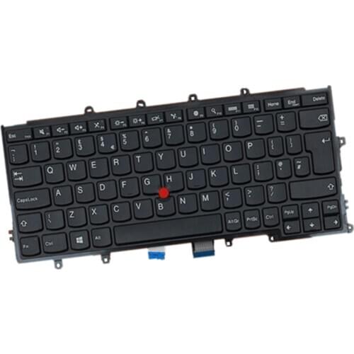 UK English Backlit Keyboard with Point Stick for Lenovo IBM ThinkPad X240 X240S X250 X260 X270 Laptop Replacement Keyboards