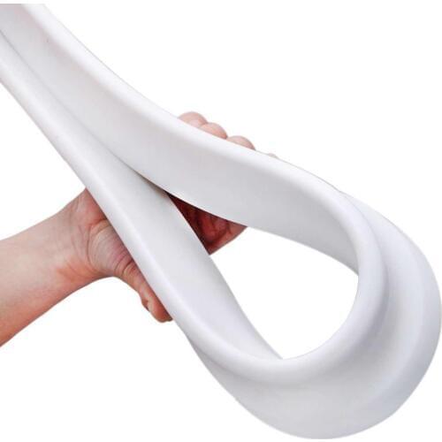 Bathroom Waterproof Water Strip Seal Wet Dry Separation Flexible Silicone Water Stopper 50CM / 60CM / 70CM / 80CM / 90CM