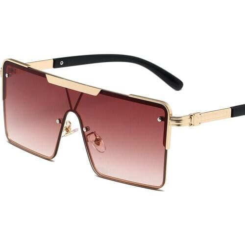 Veshion 2020 Women Trendy Sunglasses Oversized Vintage Shades Sun Glasses Square Sunglasses