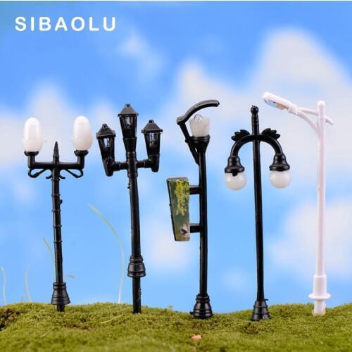 2pcs Lights Wire Miniature Figurine Decoration Mini Fairy garden Building Moss Ornaments DIY Toy