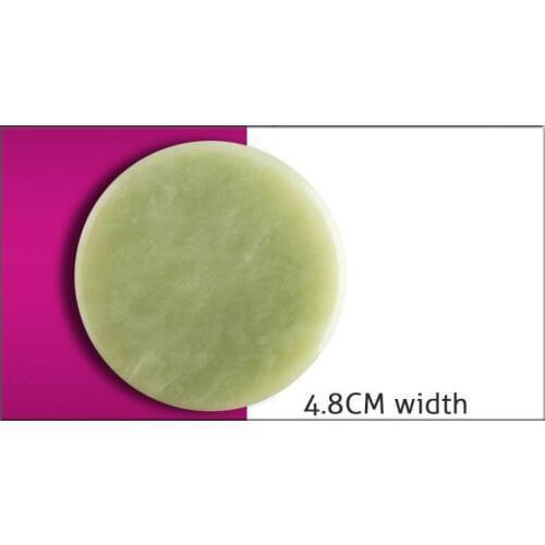 20 Pcs Wholesale 4.8CM Width No Easy to Broken Eyelash Extension Jade Stone Glue Holder Jade Stone for Eyelash By Free Shipping