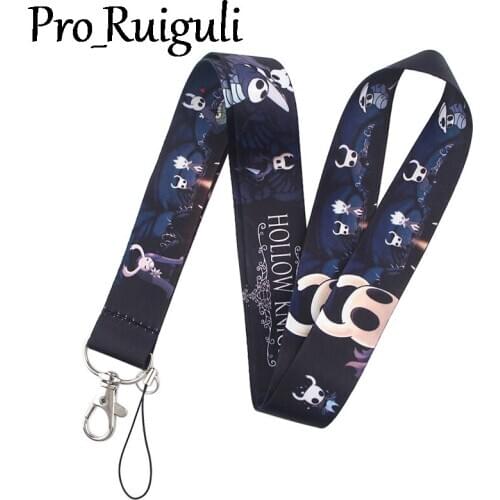 30pcs Danganronpa Hollow Knight Terylene Phone Strap Women And Men Mobile Phone Key Neck Lanyard For Students for keys ID Card