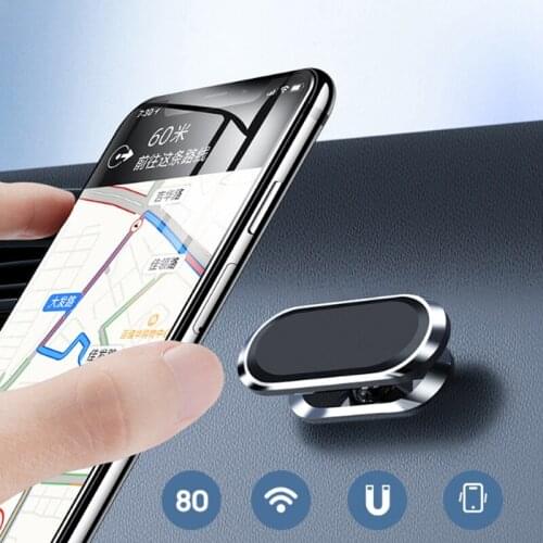 Car Magnetic Mobile Phone Holder Dashboard Mount Stand For Phone Magnetic Car Phone Holder Dashboard Mini Strip Shape Stand