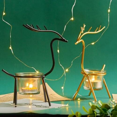 BOUSSAC Decorative Wrought Iron Candlesticks