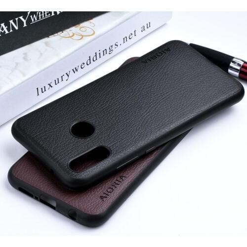 Case for Huawei p20 lite pro Luxury coque Leather skin soft silicone Business for Huawei p20 lite pro Case cover Phone funda