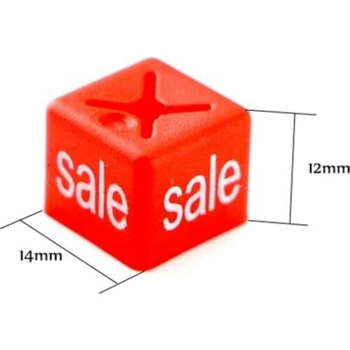 Colored Plastic Size Marker Hot Sale Perprinted Garment Lable Square Size Marker Tags For Hangers