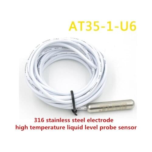 Water level sensor AT35-1-U6 Induction control line 316 stainless steel electrode high temperature liquid level probe sensor