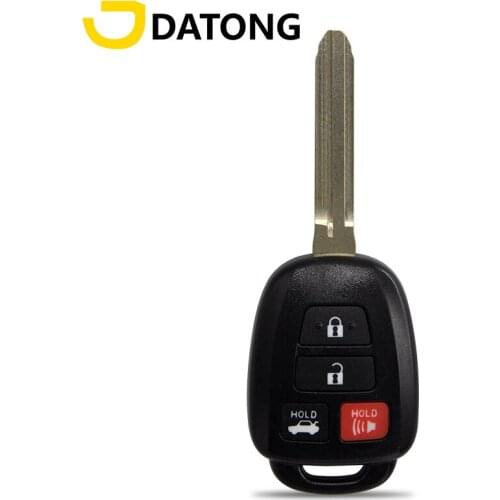 Datong World Car Remote Control Replacement Key Shell Case For Toyota Camry Corolla Reiz Pruis With TOY43 Blade
