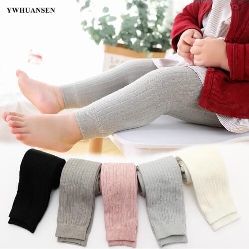 YWHUANSEN 0 to 6 Yrs Baby Thicken Leggings For Winter Girls Velvet Lining pants Fashion Toddler Boy Warm Pantyhose For Children