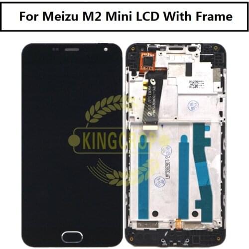 For MEIZU M2 Mini Lcd with frame Display Screen Replacement For MEIZU M2MINI Digiziter Aseembly Meizu m2 lcd