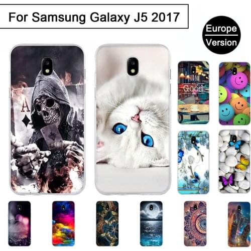 For Samsung J5 2017 Case Silicone TPU Cover for Samsung Galaxy J5 2017 Case Cover for Samsung j5 2017 J530F Phone Case Cute Cat