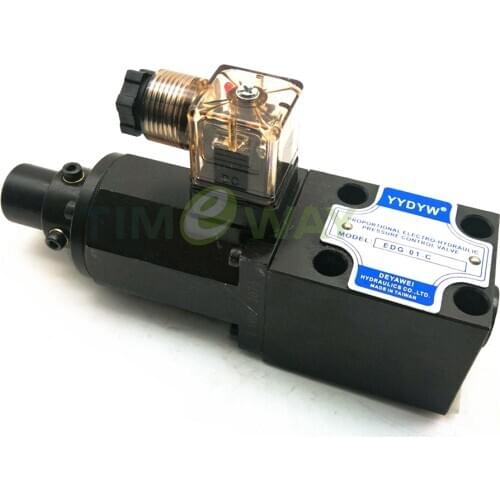EDG Proportional Electro-Hydraulic Pilot Relief Valves EDG-01-C EDG-0-H