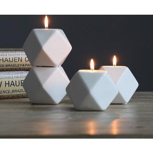 HOCHANNELME Decorative Ceramic Candlesticks