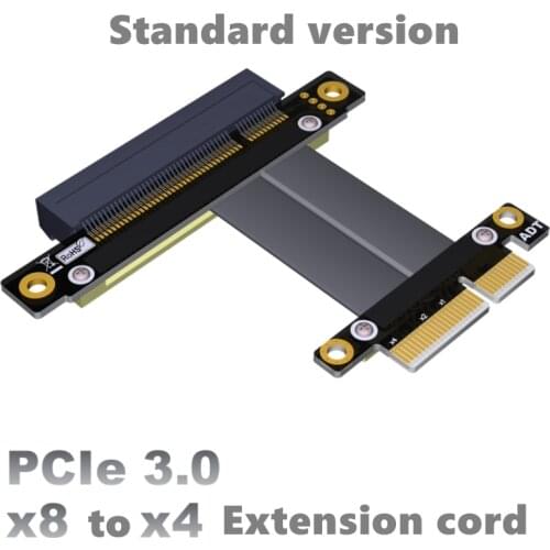 PCI-E 3.0 4x 8x Graphics card Adapter Cable PCI Express PCIe x4 x8 Extender For GTX1080 PCIe3.0 X8 X4