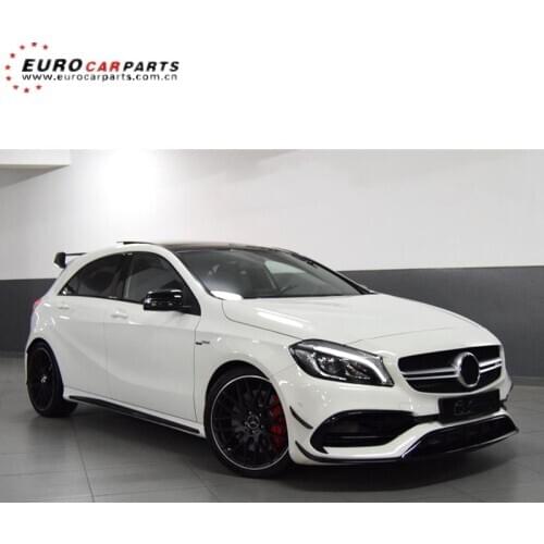 W176 A45 aero kits for A-class W176 2017-2019year update to A45 style plastic trims for w176 gloss black PP material