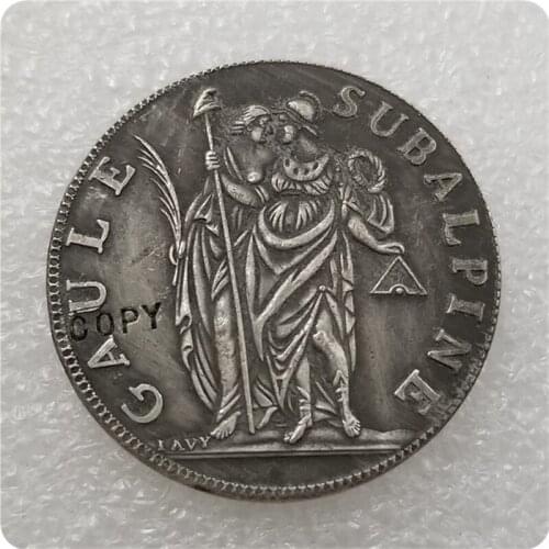 Italian States Republic Subalpine, 5 Francs Coin COPY