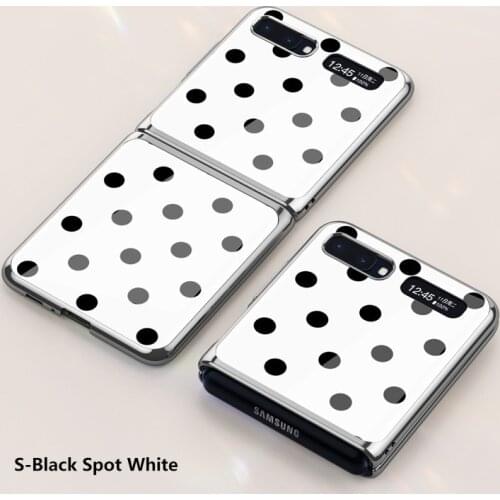 Fashion Elegant Phone Case For Samsung Flip Upper and Lower Cover Samsung Galaxy Z Flip Luxury Anti Fall Protective Coque Funda