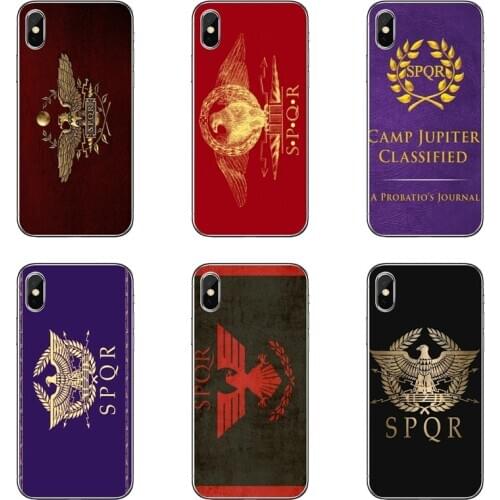 Soft Silicone Phone Case For iPhone 11 Pro XS Max XR X 8 7 6 6S Plus 5 5S SE 4S 4 iPod Touch 5 6 SPQR Roman Imperial legion