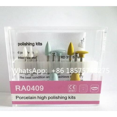 Dental Porcelain Teeth High Polishing Kits RA0409 For contra angle