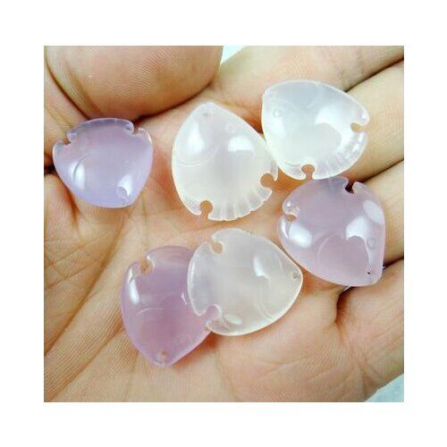 Natural stone Turquoises Quartz Crystal Chalcedony pendant for diy Jewelry making necklace Accessories6PCS