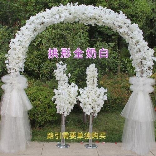 New wedding props pentagonal frame outdoor wedding stage background decoration geometric arch